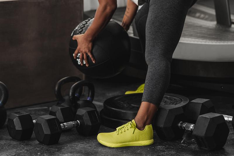 Lemon Nobull Neon Lime Women's Trainers | CA Z2084U